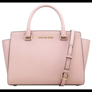 SOLD OUT Michael Kors Selma blossom leather purse